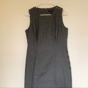BANANA REPUBLIC Gray Sheath Work Dress